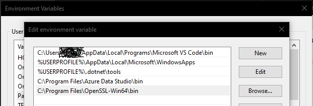Windows Path variables
